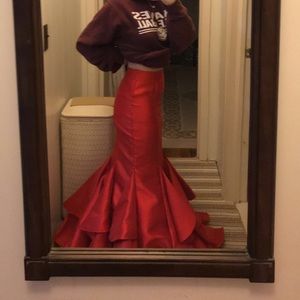 Red prom dress